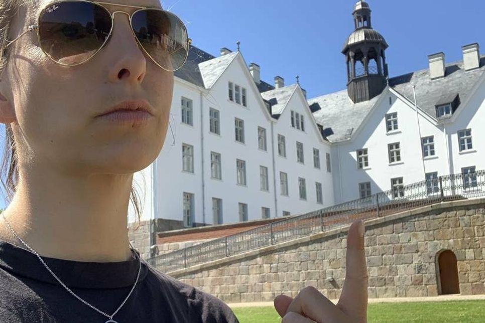 „Alles meins“, befand Kristina Kolbe beim Besuch des imposanten Plöner Schlosses.