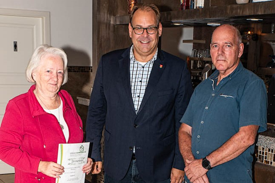 Regine und Egon Schönhoff erhielten den Stadtpreis 2023. (Foto: K. Gaehme)