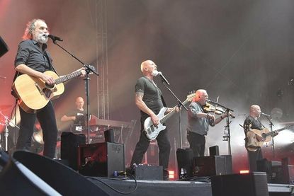 Die Gruppe „Santiano“ begeisterte das Publikum zum Auftakt von „Stars am Strand 2023“ in Timmendorfer Strand.