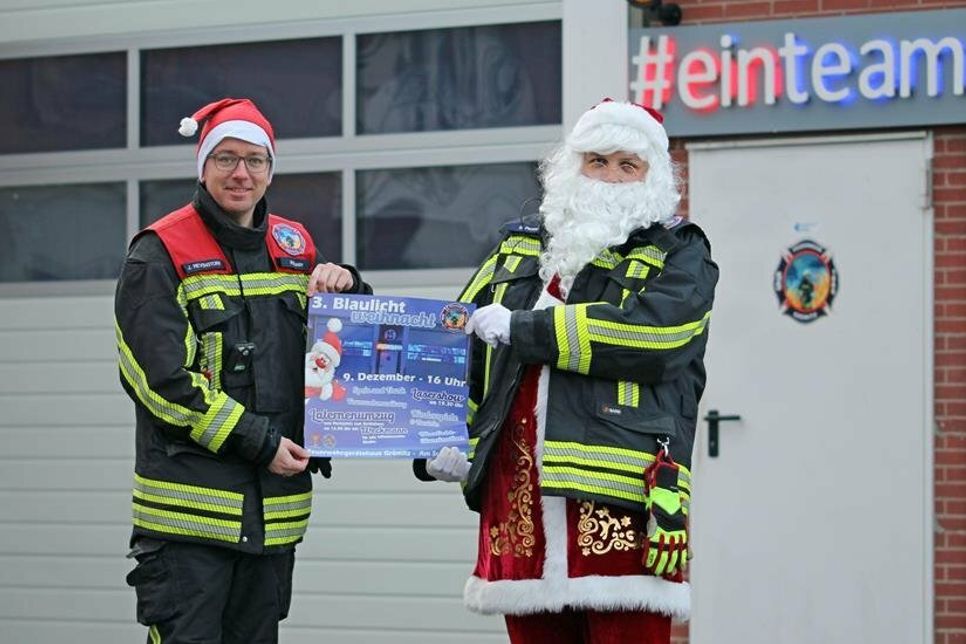 Die Freiwillige Feuerwehr Grömitz freut sich auf die Blaulichtweihnacht und hofft auf viele Teilnehmerinnen und Teilnehmer.
