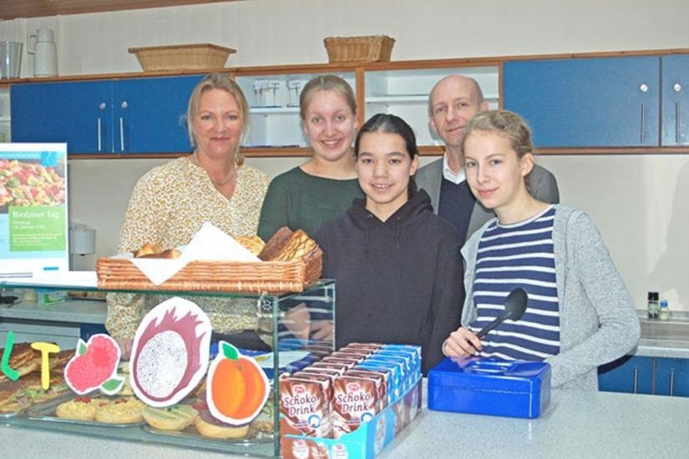 Die Mensa unter der Leitung von Imke Mathiak versucht, Fair trade schon in vielen Bereichen einzuführen.