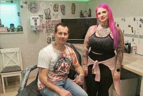 Anika und Frank Suhm sind die Inhaber von „House of Tattoo“.