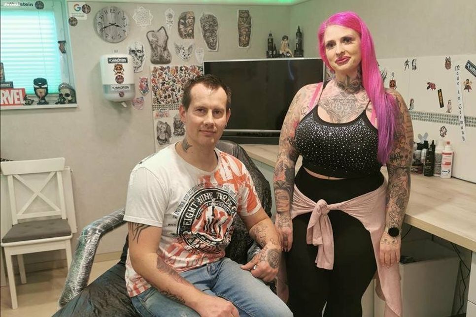 Anika und Frank Suhm sind die Inhaber von „House of Tattoo“.