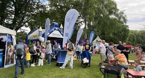 Das fünfte Gewerbefest im Kurpark war ein voller Erfolg.