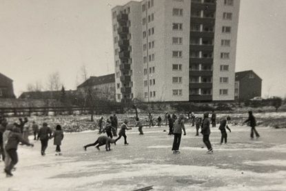 Früher war der Löschwasserteich am Westpreußenring ein Ort der Zusammenkunft.
