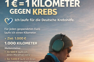 Ben Paulsen läuft zugunsten der Deutschen Krebshilfe