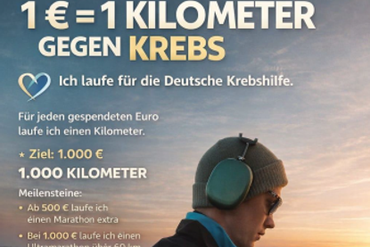 Ben Paulsen läuft zugunsten der Deutschen Krebshilfe