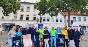 Spendengeldübergabe beim Weltkindertag für den Verein „Kinder auf Schmetterlingsflügeln“ Hospiz in Ratekau.