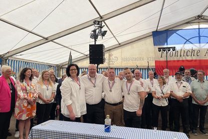 Sina Lorenz, Marcus Steinfeldt, Jürgen Schuhmacher und Lorenz Wittorff (v. lks.) sind die Aalritter 2025.