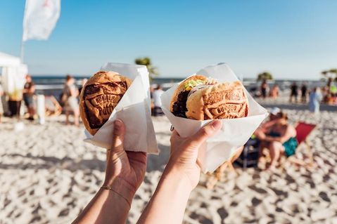 Foodfestival am Lensterstrand.