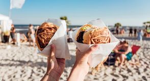 Foodfestival am Lensterstrand.