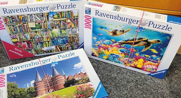 Kostenlose Puzzle-Tauschbörse in der Stadtbücherei Bad Schwartau
