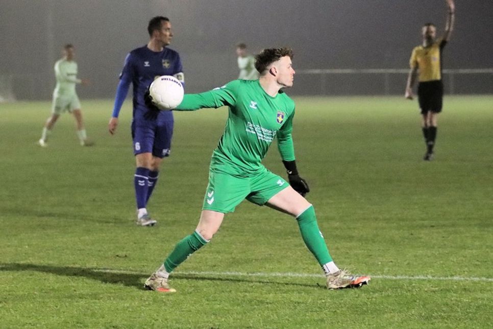 Luca Kiecok präsentierte sich in starker Form und verhinderte mehrfach einen Rückstand.