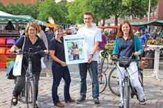 Sie rufen zum Mitmachen auf: Andrea Elisabeth Brunhöber, Melanie Hosse, Marvin Böttger und Vera Heß (v. lks.).