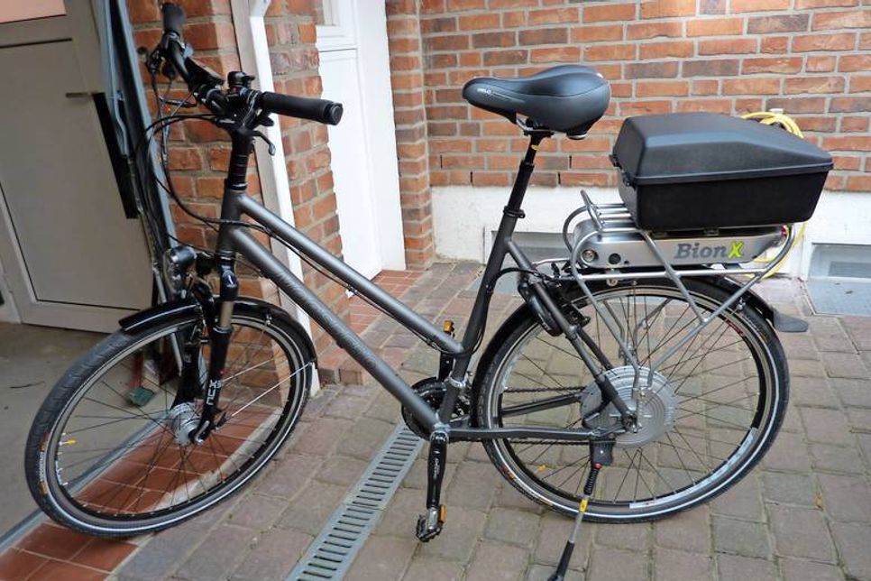 Entwendetes Elektrofahrrad.