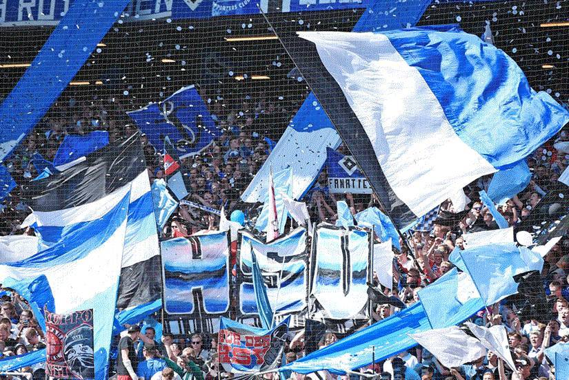 Das Volksparkstadion in Hamburg hat Platz für 57.000 Zuschauer. Beim Heimspiel gegen Mainz 05 können Sie mittendrin sein.