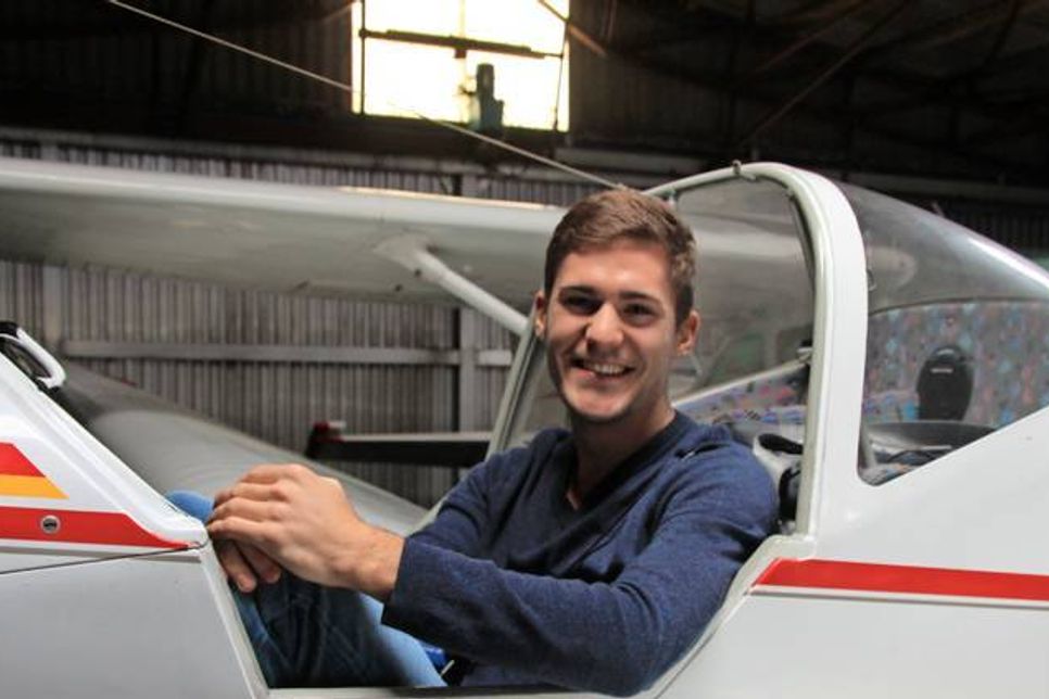 Hoch ging es für das Segelflugtalent hinaus - nicht nur in der Luft, sondern auch auf dem Siegertreppchen.