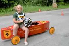 Die 10-jährige Mara im Ziel.