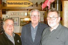 Günter Klüver, Hans-Jürgen Kramm und Manfred Kahl (v. l.) gehören dem Festausschuss an.