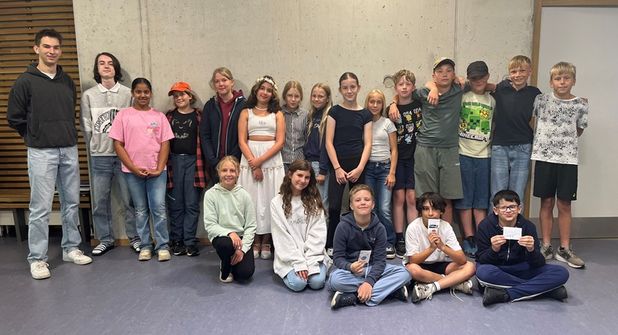 Die Teilnehmenden des Kreativ-Workshops „Zukunft gestalten“.