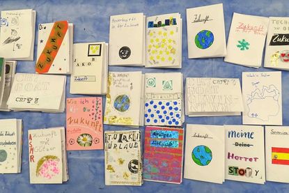 Die gestalteten Zines.