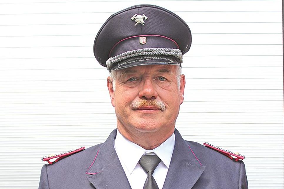 Gemeindewehrführer Klaus Seehase.
