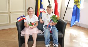 Das neue Schulkönigspaar: Lara Emely Christensen und Lennox Bornholdt.