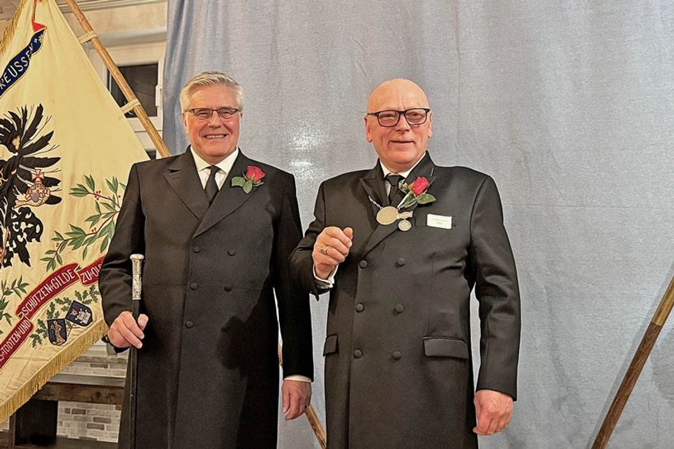 Karsten Marzian freut sich auf sein neues Amt als 2. Ältermann, das er von Carsten Gonsior übernahm.