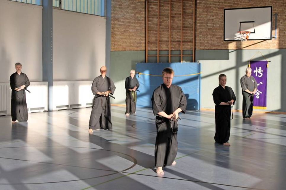 Iaido erfordert stetige Konzentration.