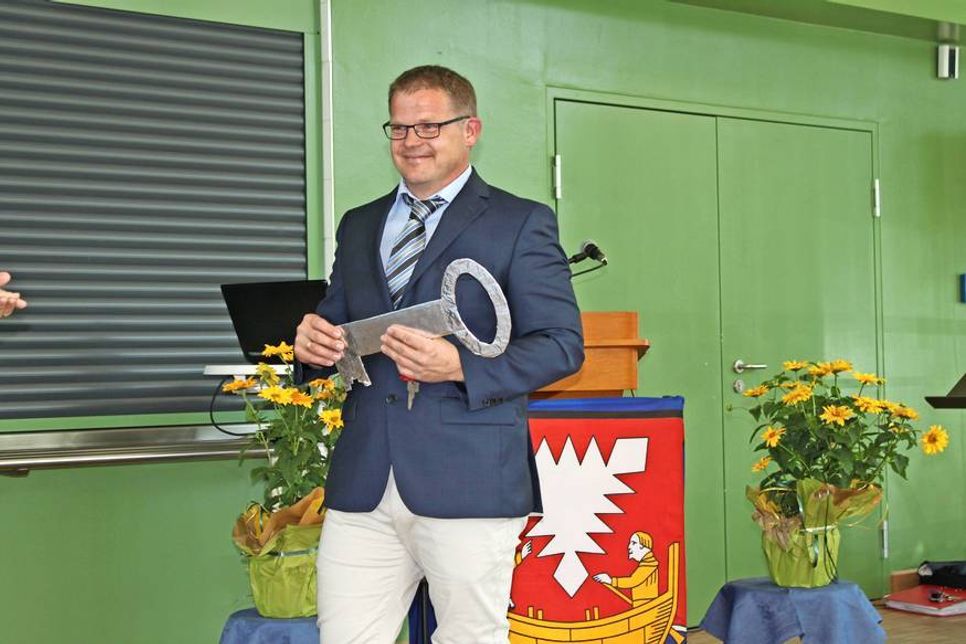 Der neue „Hausherr“ Werner Hendricks.