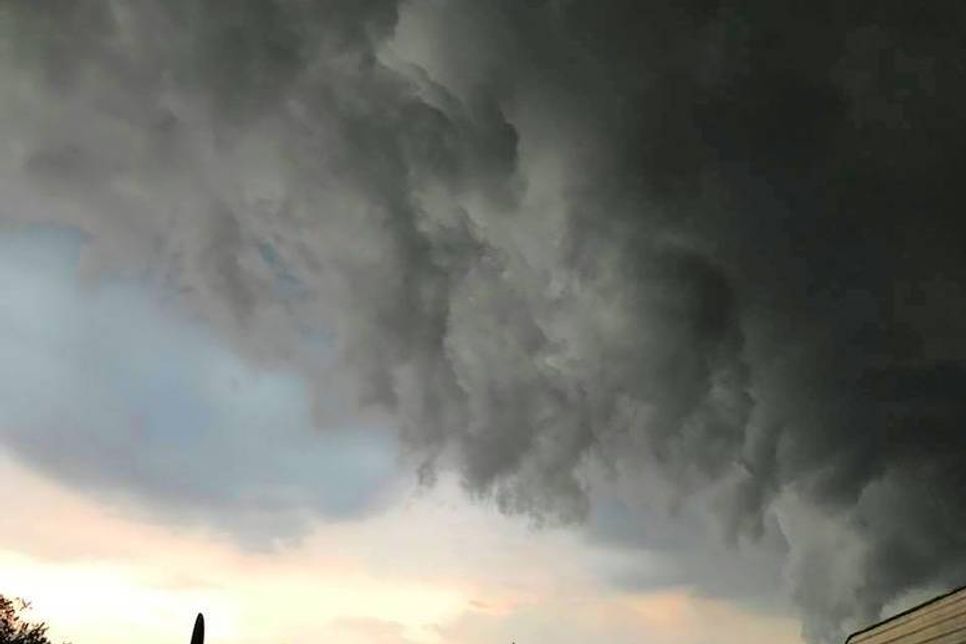 Wolke über Scharbeutz. Foto : Pia Alexandra.