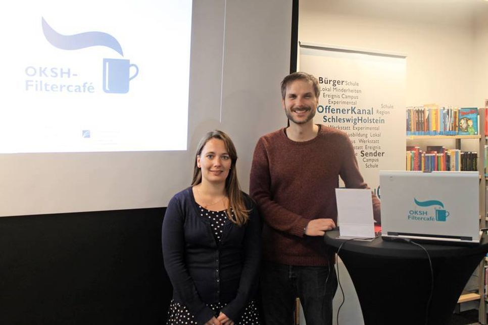 Ina Mommsen und Jan Krajewski, Medienreferenten vom OKSH.
