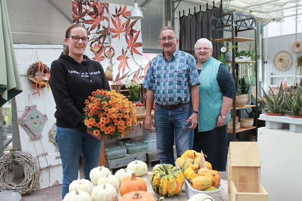 Kim, Dieter und Angelika Kiesewetter (v. lks.) sind mit Leib und Seele in ihrem Betrieb zuhause.