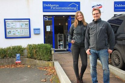 Torsten Dobbertin mit Tochter Michelle.