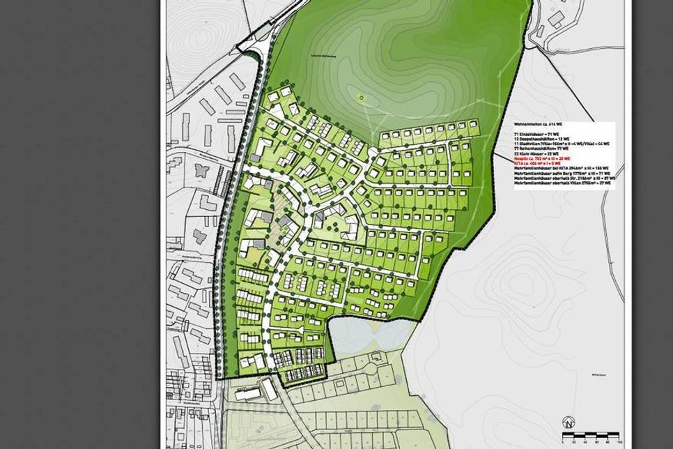 Der Vorentwurf des B-Plans Nr. 90.