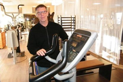 Dirk Franke möchte mit dieser Aktion auch ältere Menschen ermutigen, sich sportlich zu betätigen. Foto: Bernd Gerwanski.