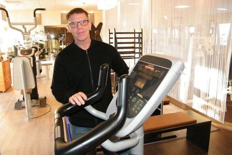 Dirk Franke möchte mit dieser Aktion auch ältere Menschen ermutigen, sich sportlich zu betätigen. Foto: Bernd Gerwanski.
