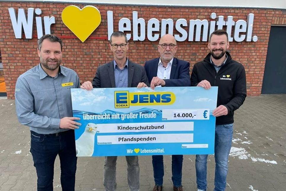 Reimer Jens, Henning Reimann, Carsten Spies und Swen Rathjens (v. lks.).