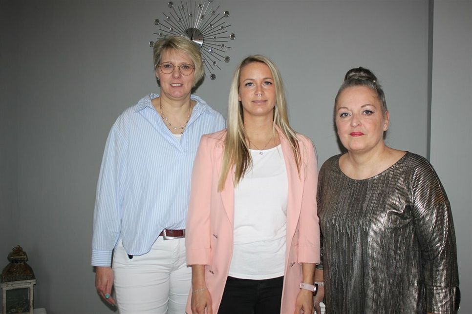 Das Beauty-Trio: Katja Schendel, Daniela Löffler und Angelika Hoffmann (v. lks.).