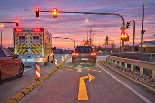 In Plön wurden die Fahrstreifen auf der Kreuzung B76/B 430 neu eingeteilt – das gilt nun auf Jahre hinaus.