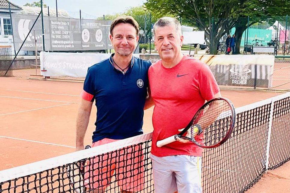 Christian Salenz (Sieger im Einzel) und Stefan Kuß (v. lks.).