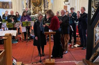 Kathrin Kark wurde mit der Ehrennadel in Gold ausgezeichnet