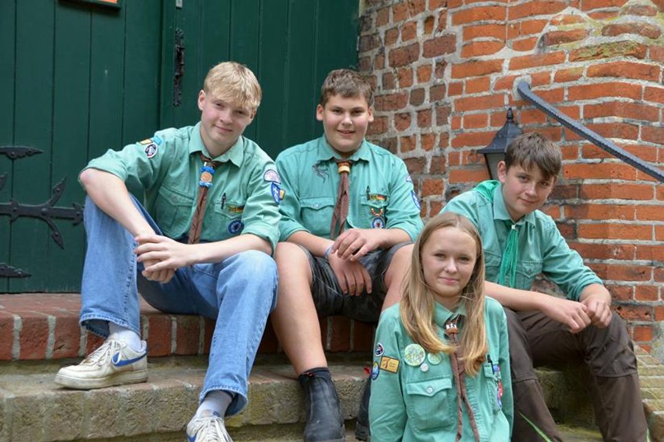 Tilmann Tolk, Lasse Petersen, Garnet Eckleben und Moritz Sach (v. lks.).