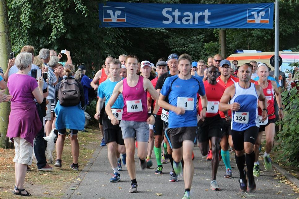 21,0975 Kilometer müssen die Halbmarathon-Läufer bewältigen.