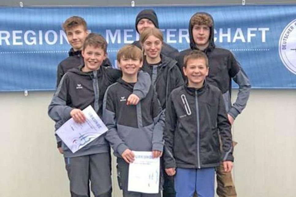 Erfolgreiche Jugend: Sechsmal Gold und zweimal Silber für die „Kids of Archery“ des TSV Dörfergemeinschaft.