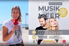 Heute Abend ist die Band „Glasperlenspiel“ bei Musik über dem Meer zu sehen.
