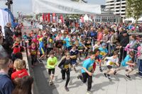 Startschuss für den Schülerlauf.