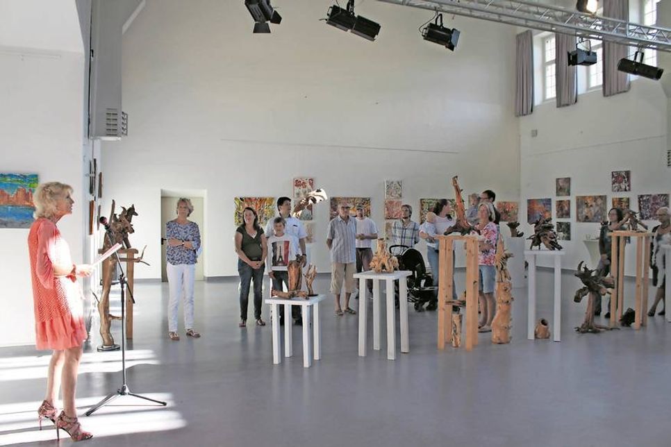 Die Ausstellung wurde am vergangenen Mittwoch eröffnet..