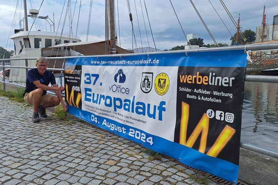 Organisator Peter Massny sucht Helfer für den Europalauf.