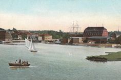 Das Neustädter Binnenwasser um 1900.